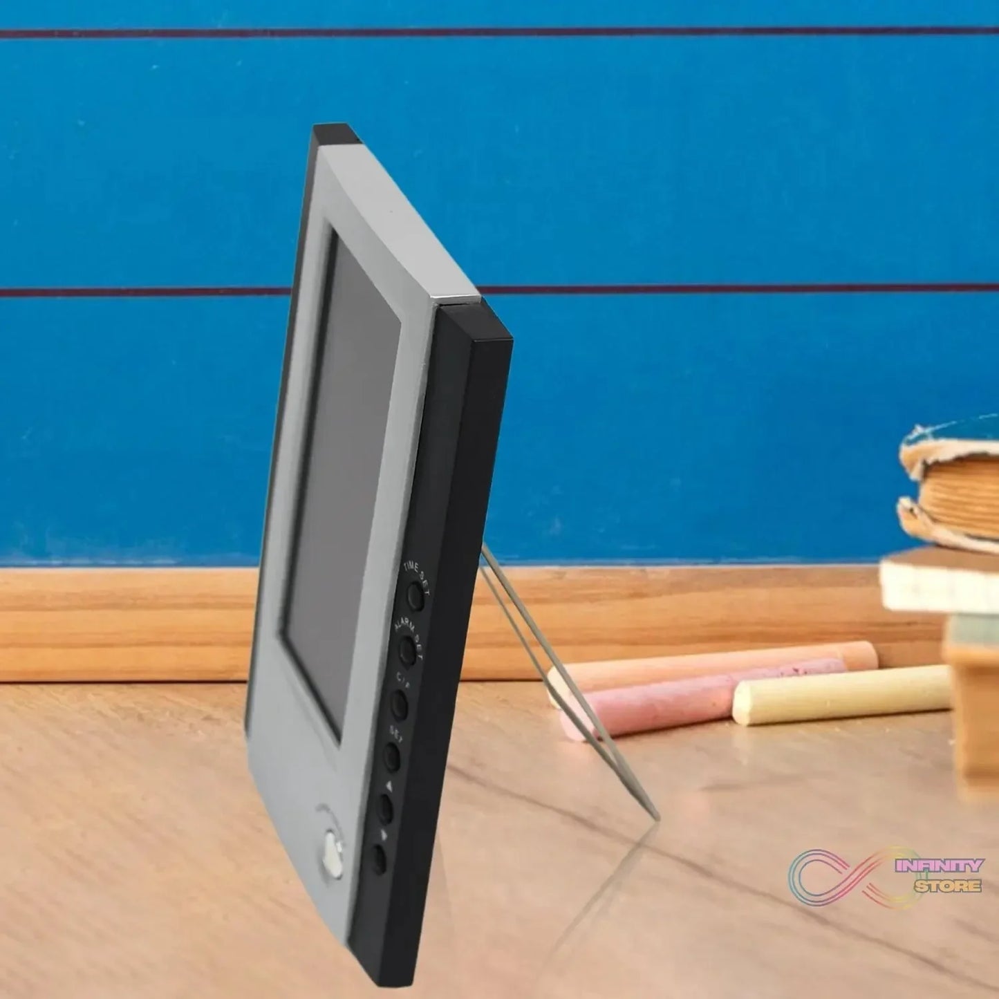 Multifunctional Pen Holder LED Pen Holder with LCD Digital Clock Pen Holder - infinityexculsivestore.com
