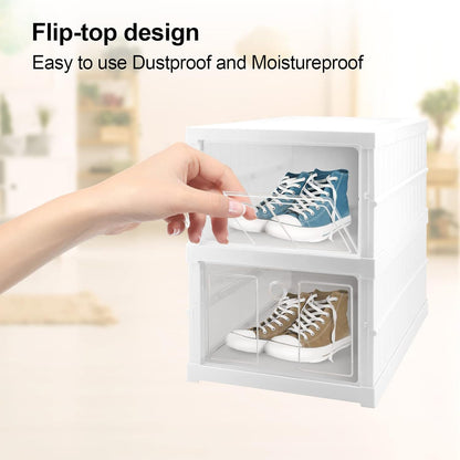 Stackable Multifunctional Storage, for Clothes Foldable Drawer Shelf Basket Utility Cart Rack Storage Organizer Cart for Kitchen, Pantry Closet, Bedroom, Bathroom, Laundry (2 / Layer 1 Pc) - infinityexculsivestore.com