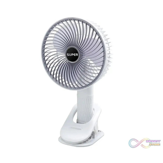 Multifunctional USB Desk Fan Clipped Fan (1 Pc / With Color Box) - infinityexculsivestore.com