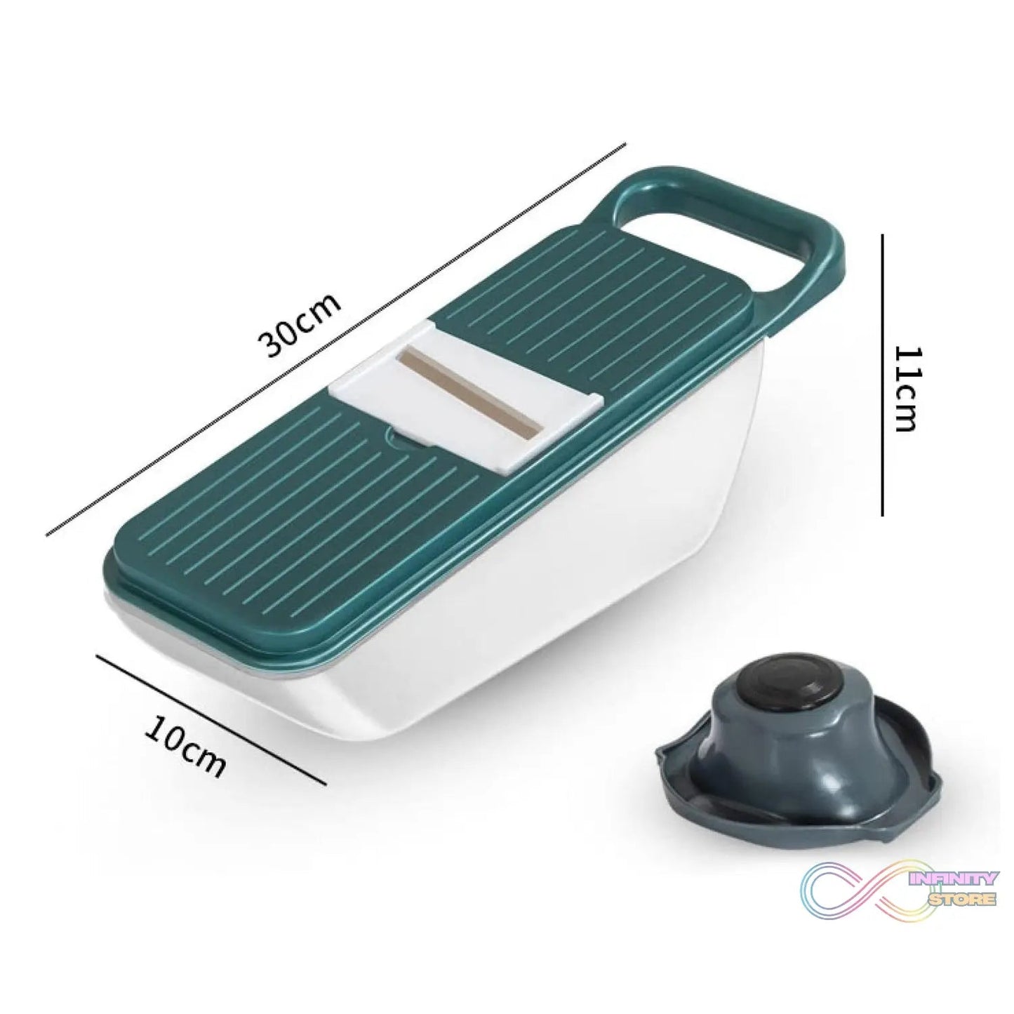 Multifunctional Vegetable Slicer Cutter Onion and Potato Slicer cutter with 6blades and 1 peeler - infinityexculsivestore.com