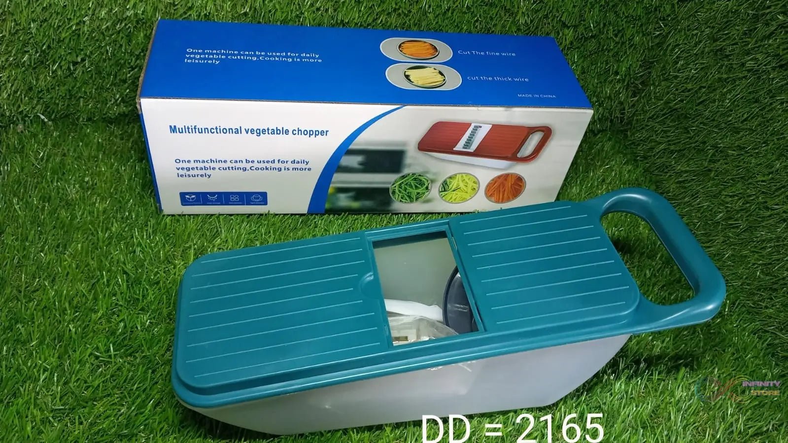 Multifunctional Vegetable Slicer Cutter Onion and Potato Slicer cutter with 6blades and 1 peeler - infinityexculsivestore.com