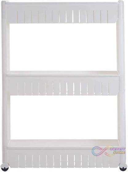 Storage organizer in use