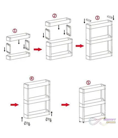 Organizer with shelves