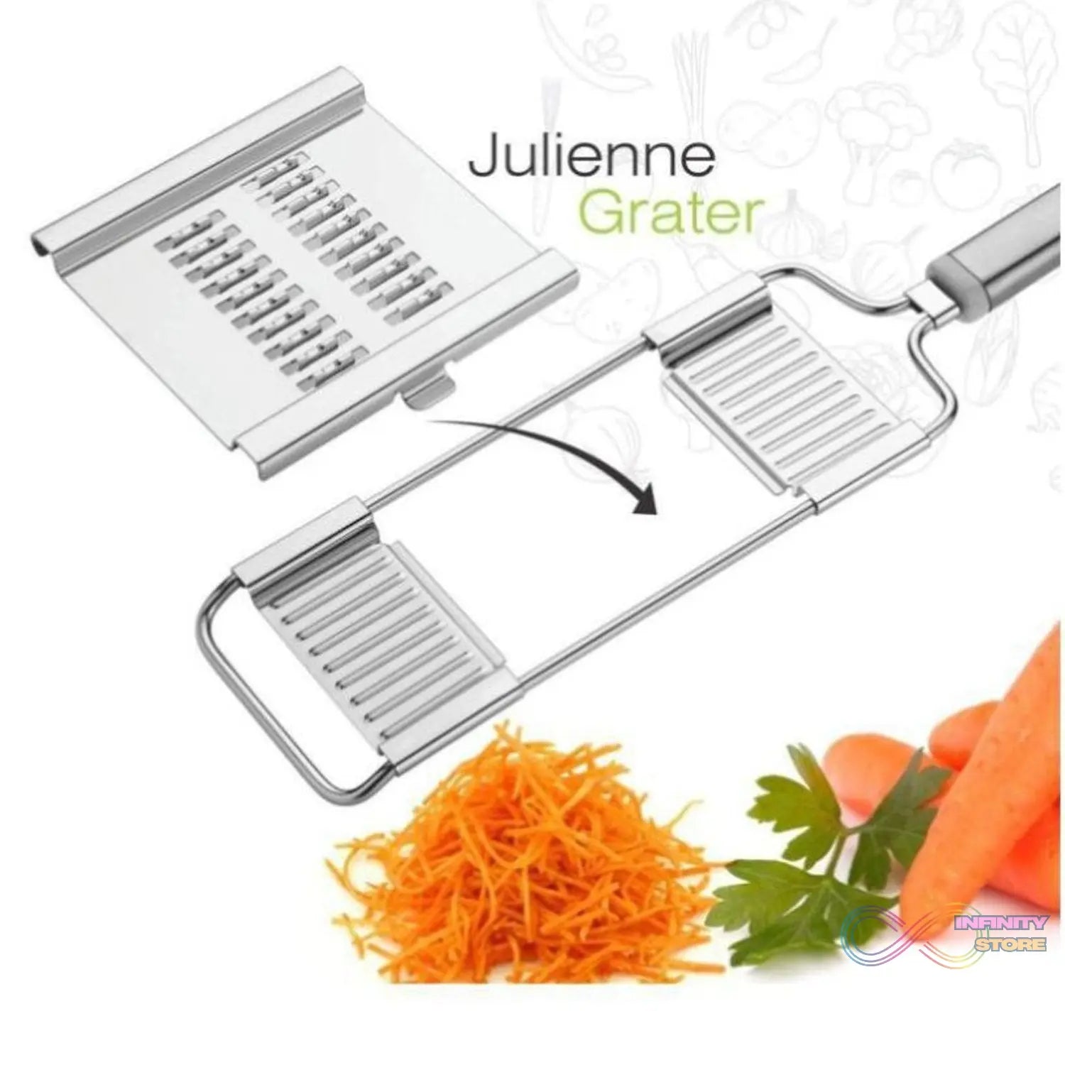 Multi-functional grater and slicer for cooking