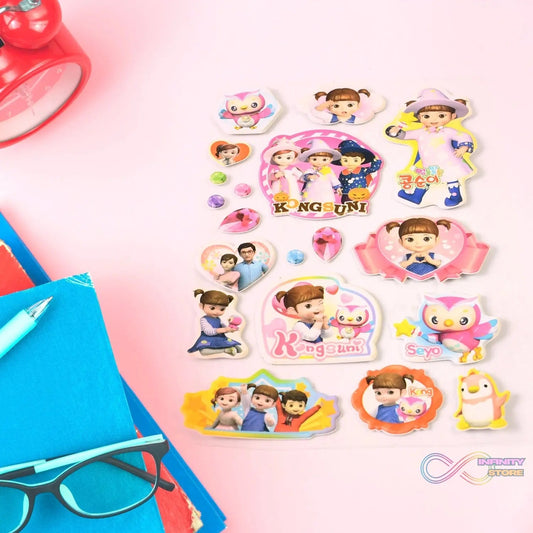 Multipurpose Adhesive 3D Stickers (1 Sheet / 15×10 Cm) - infinityexculsivestore.com