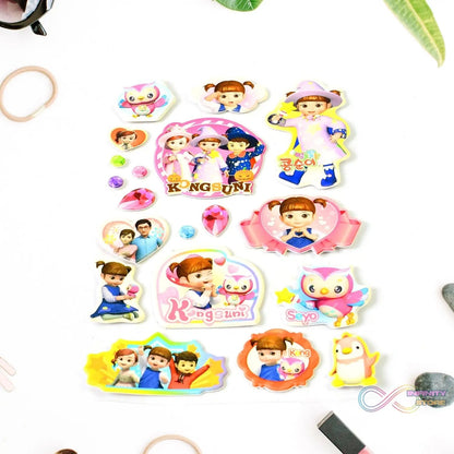 Multipurpose Adhesive 3D Stickers (1 Sheet / 15×10 Cm) - infinityexculsivestore.com