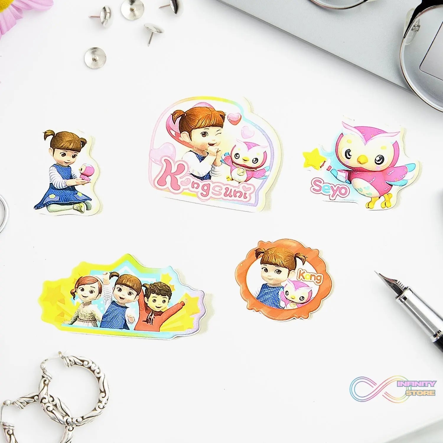 Multipurpose Adhesive 3D Stickers (1 Sheet / 15×10 Cm) - infinityexculsivestore.com