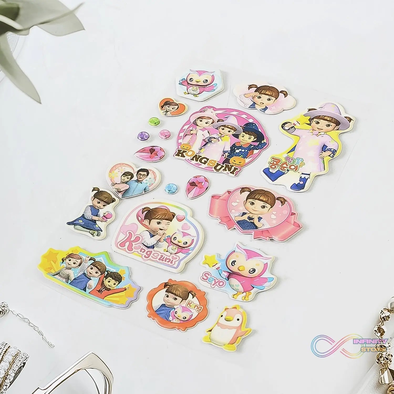 Multipurpose Adhesive 3D Stickers (1 Sheet / 15×10 Cm) - infinityexculsivestore.com