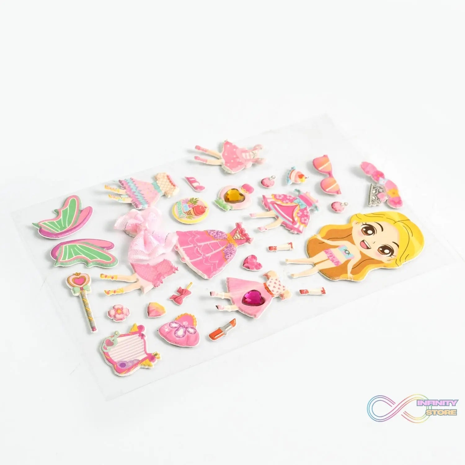 Multipurpose Adhesive 3D Stickers (1 Sheet /15×10 Cm) - infinityexculsivestore.com