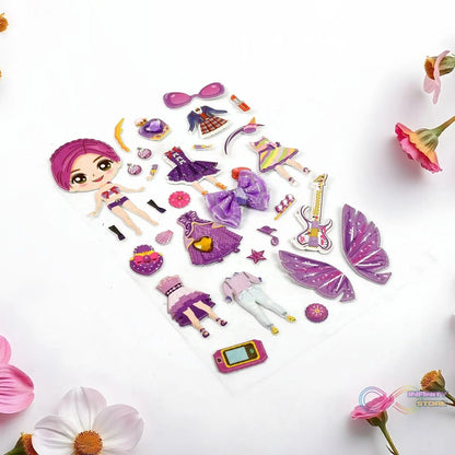 Multipurpose Adhesive 3D Stickers (1 Sheet /15×10 Cm) - infinityexculsivestore.com