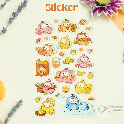 Multipurpose Adhesive 3D Stickers (1 Sheet / 17×10 Cm) - infinityexculsivestore.com