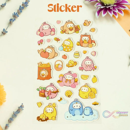 Multipurpose Adhesive 3D Stickers (1 Sheet / 17×10 Cm) - infinityexculsivestore.com