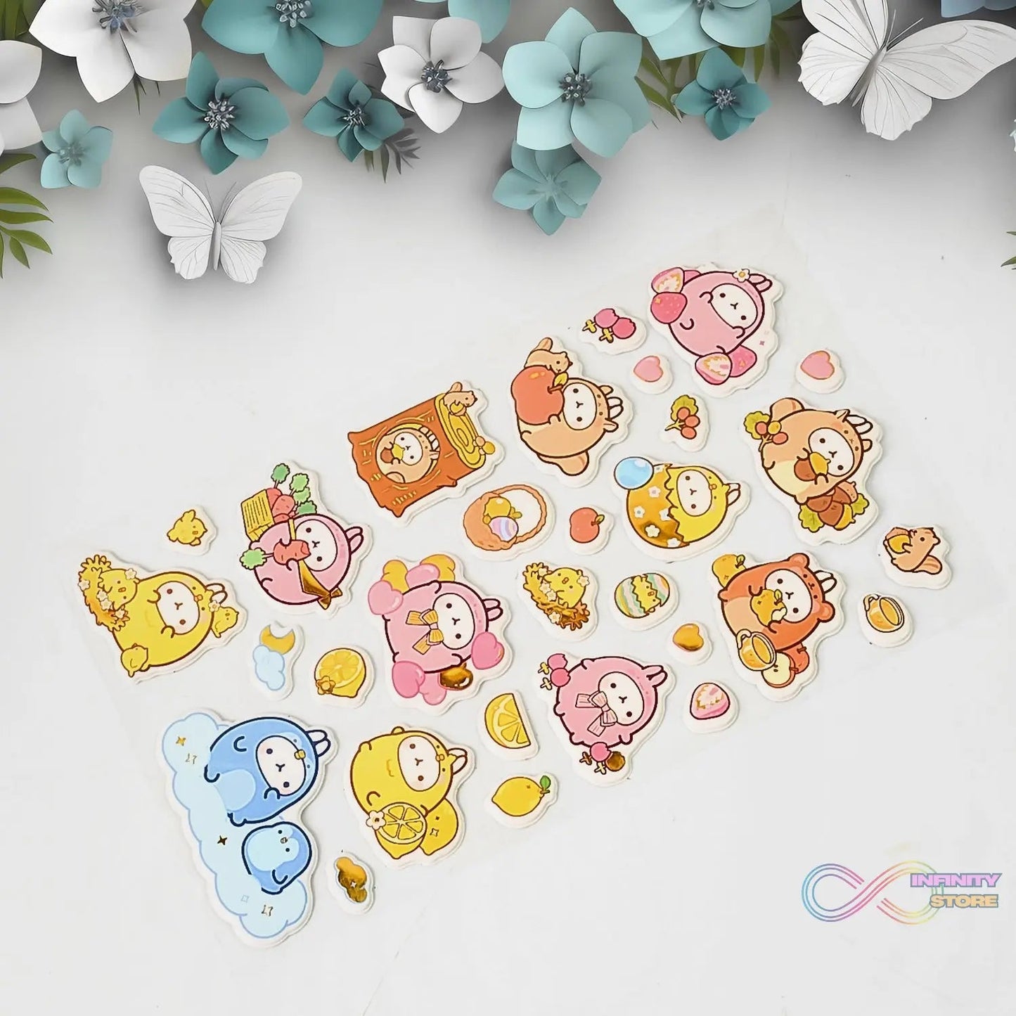 Multipurpose Adhesive 3D Stickers (1 Sheet / 17×10 Cm) - infinityexculsivestore.com