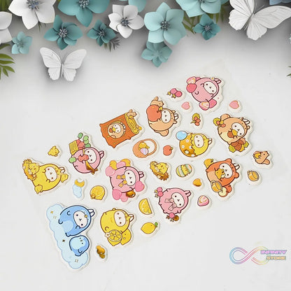 Multipurpose Adhesive 3D Stickers (1 Sheet / 17×10 Cm) - infinityexculsivestore.com