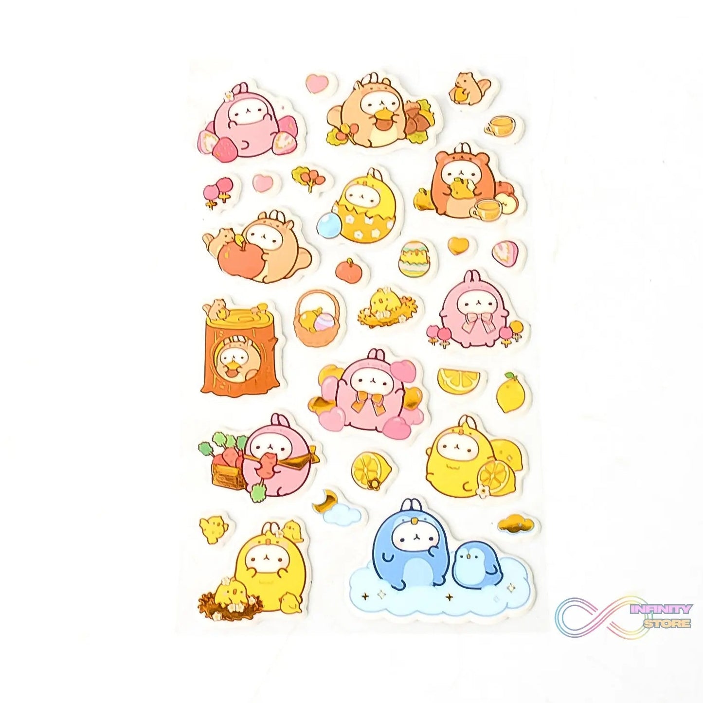 Multipurpose Adhesive 3D Stickers (1 Sheet / 17×10 Cm) - infinityexculsivestore.com