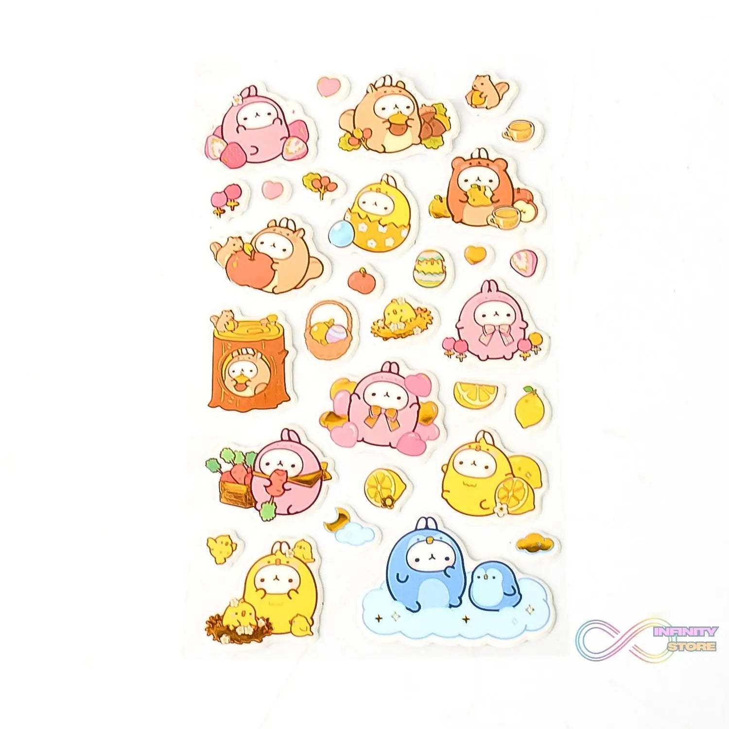 Multipurpose Adhesive 3D Stickers (1 Sheet / 17×10 Cm) - infinityexculsivestore.com