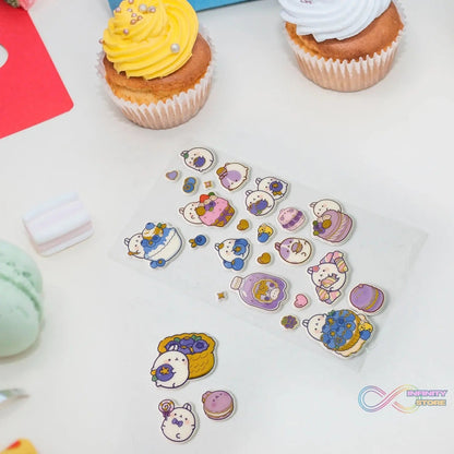 Multipurpose Adhesive 3D Stickers (1 Sheet / 17×10 Cm) - infinityexculsivestore.com