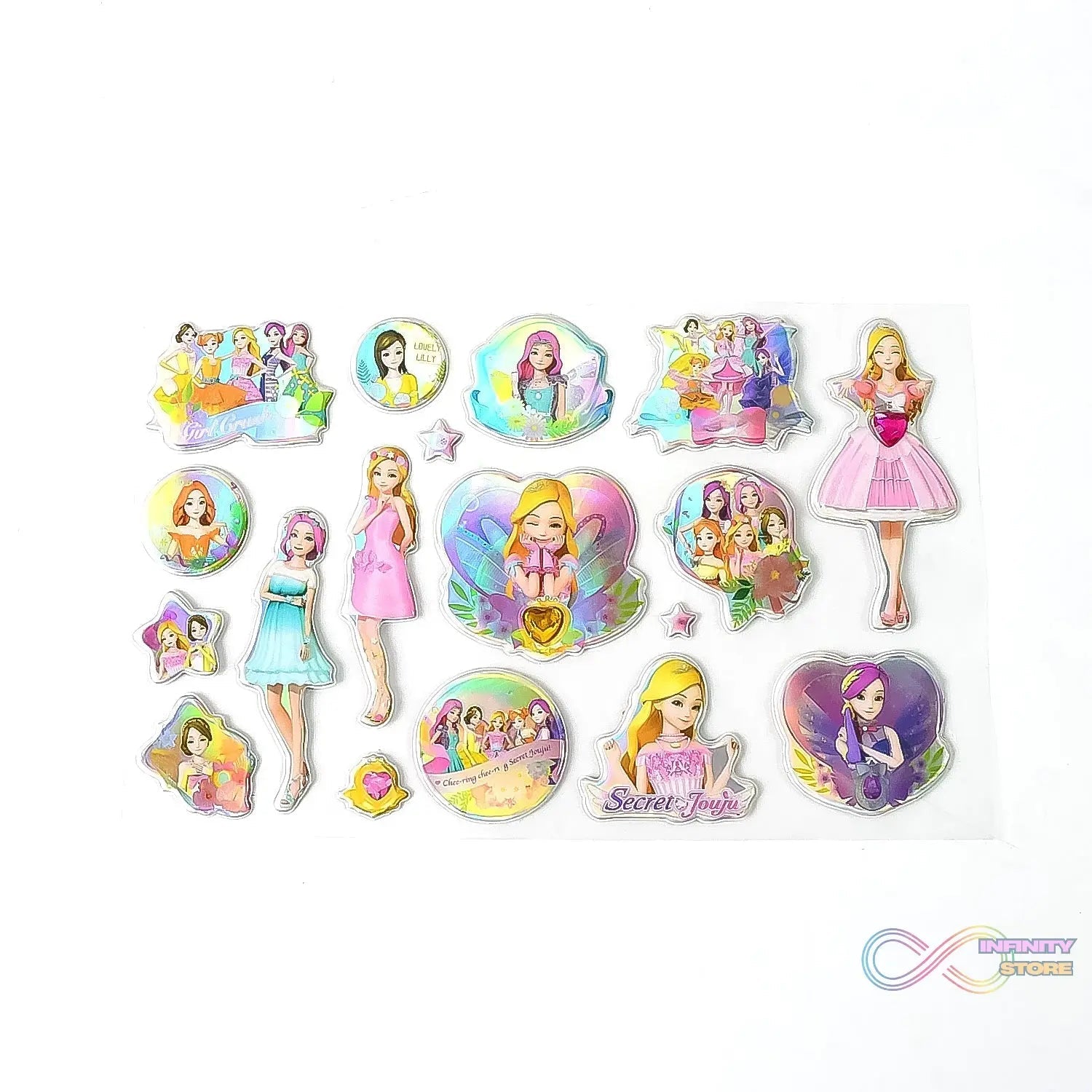 Multipurpose Adhesive 3D Stickers (1 Sheet / 19×12 Cm) - infinityexculsivestore.com