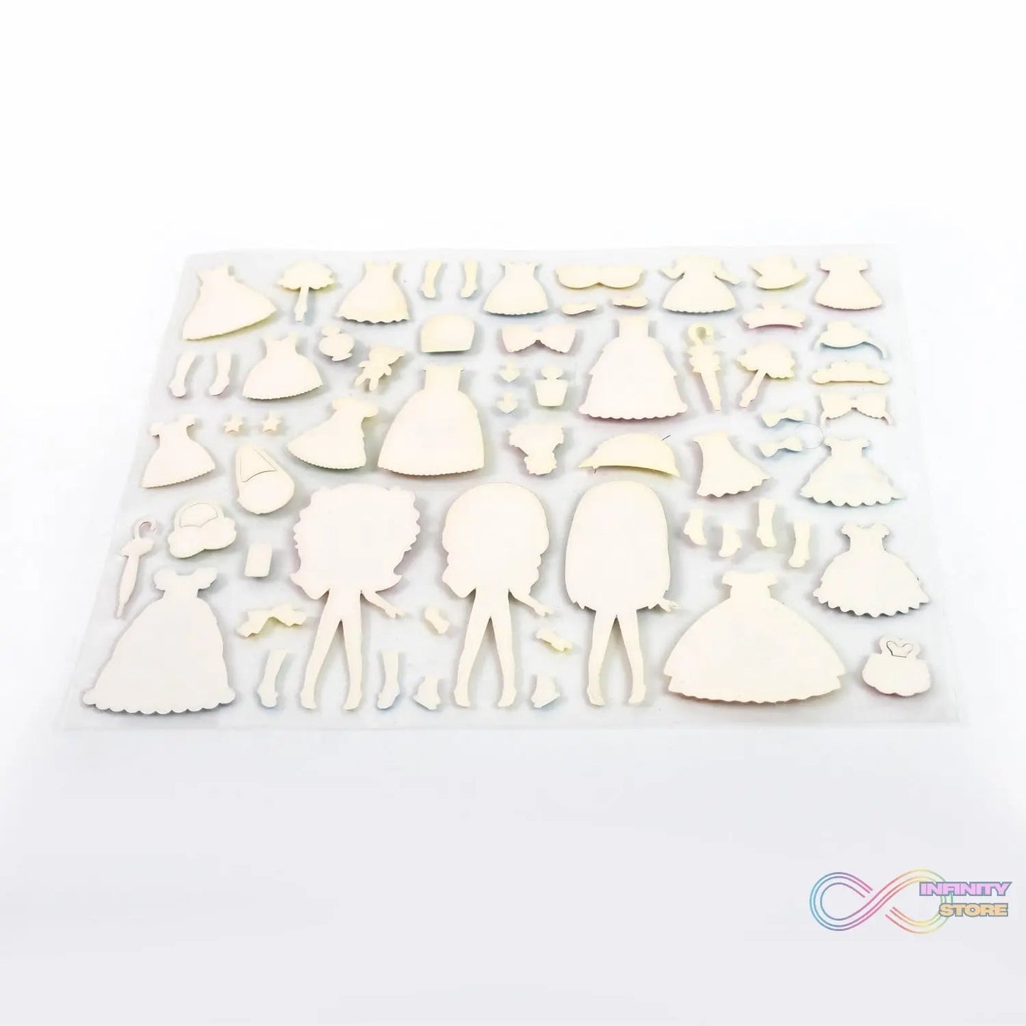 Multipurpose Adhesive 3D Stickers (1 Sheet / 19×15 Cm) - infinityexculsivestore.com