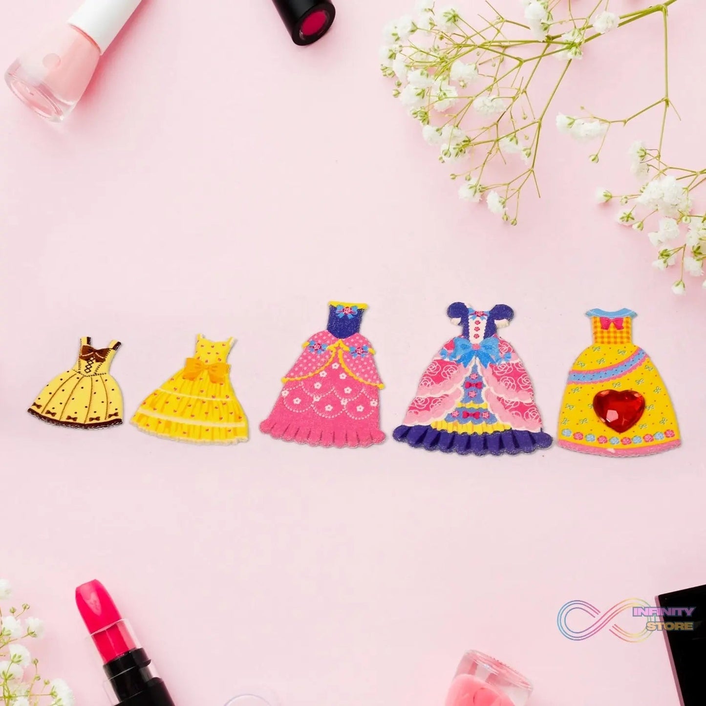 Multipurpose Adhesive 3D Stickers (1 Sheet / 19×15 Cm) - infinityexculsivestore.com