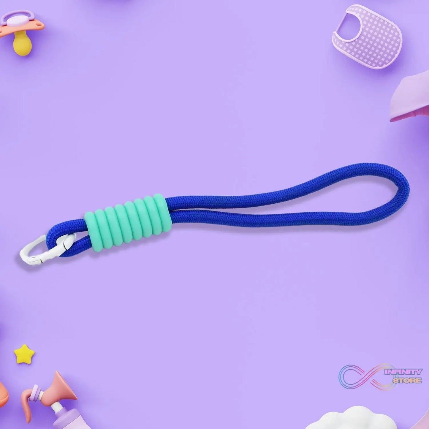Multipurpose Adjustable Hand Wrist Strap Lanyard Cellphone, Phone Strap (1 Pc / 6 Inch / Multicolor) - infinityexculsivestore.com