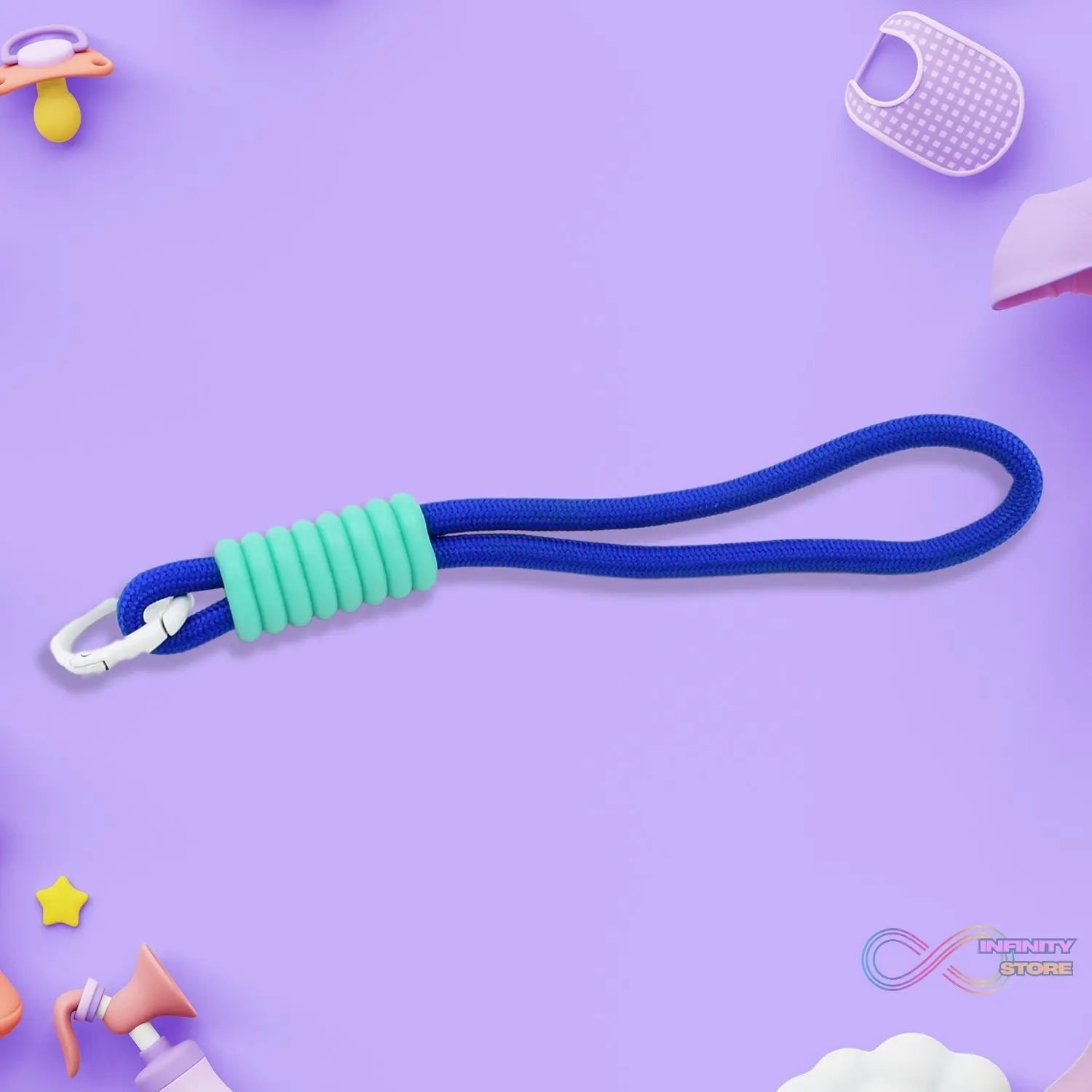 Multipurpose Adjustable Hand Wrist Strap Lanyard Cellphone, Phone Strap (1 Pc / 6 Inch / Multicolor) - infinityexculsivestore.com
