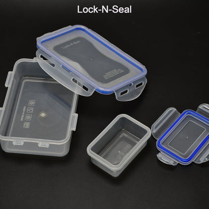 Multipurpose Air Tight 4 Side Lock Food Grade Lunch Box With Small Square Container - infinityexculsivestore.com