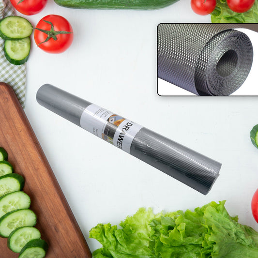 Multipurpose Anti - Slip Mat Liner Roll - 45cmx5m for Kitchen, Bathroom, Cabinet, Drawer, Shelf & Fridge - infinityexculsivestore.com