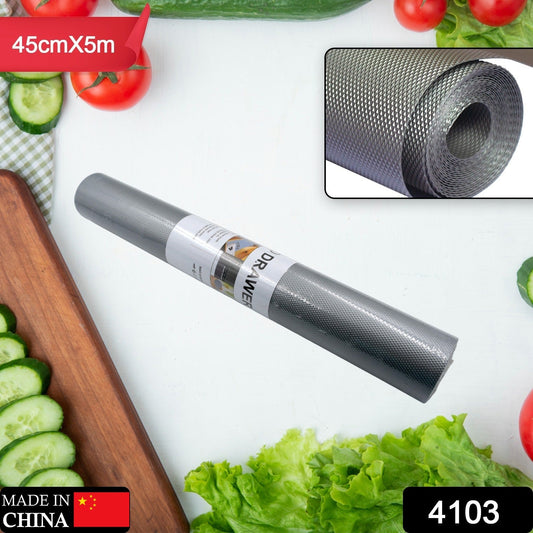 Multipurpose Anti - Slip Mat Liner Roll - 45cmx5m for Kitchen, Bathroom, Cabinet, Drawer, Shelf & Fridge - infinityexculsivestore.com