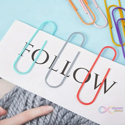 Multipurpose Assorted Color Paper Clips (Approx 30 Pcs / Medium Size) - infinityexculsivestore.com