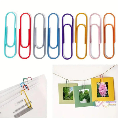 Multipurpose Assorted Color Paper Clips (Approx 30 Pcs / Medium Size) - infinityexculsivestore.com