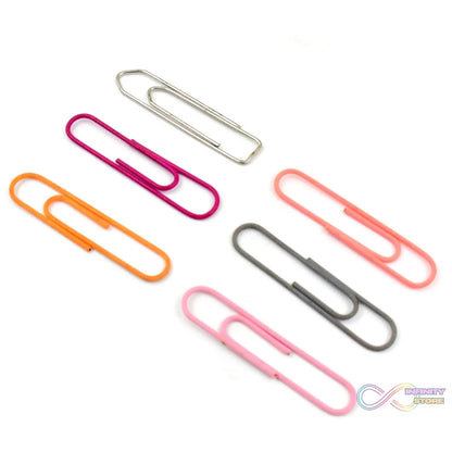 Multipurpose Assorted Color Paper Clips (Approx 30 Pcs / Medium Size) - infinityexculsivestore.com