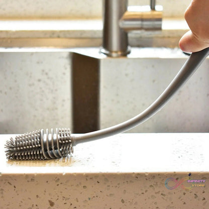 Multipurpose Bottle Cleaning Brush: Kitchen Tool - infinityexculsivestore.com