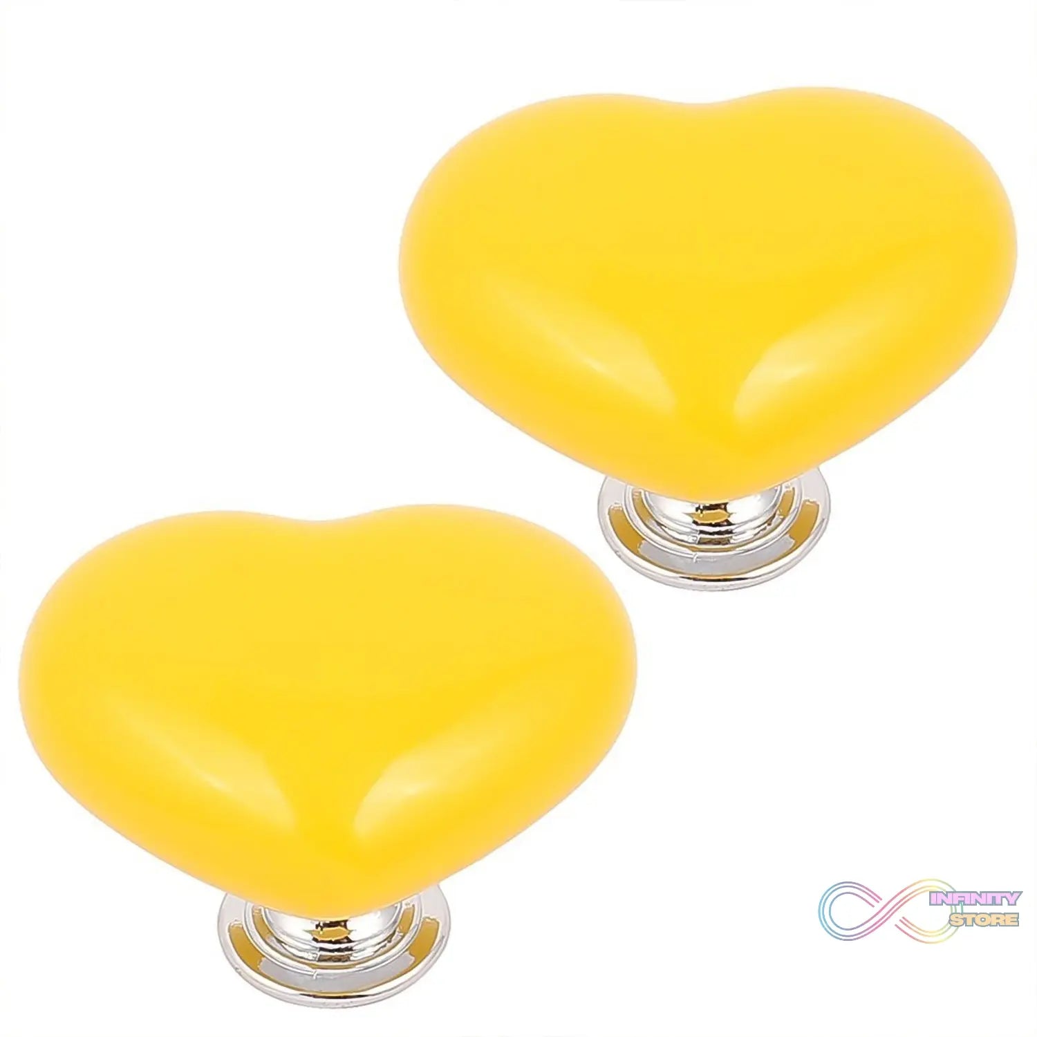 Multipurpose Cabinet Door Handle Drawer, Heart - shaped Knob Pulls Toilet Press Button (1 Pc) - infinityexculsivestore.com