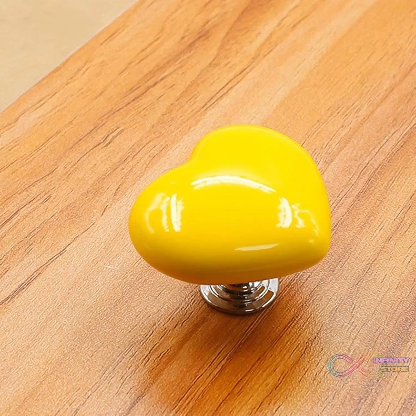 Multipurpose Cabinet Door Handle Drawer, Heart - shaped Knob Pulls Toilet Press Button (1 Pc) - infinityexculsivestore.com