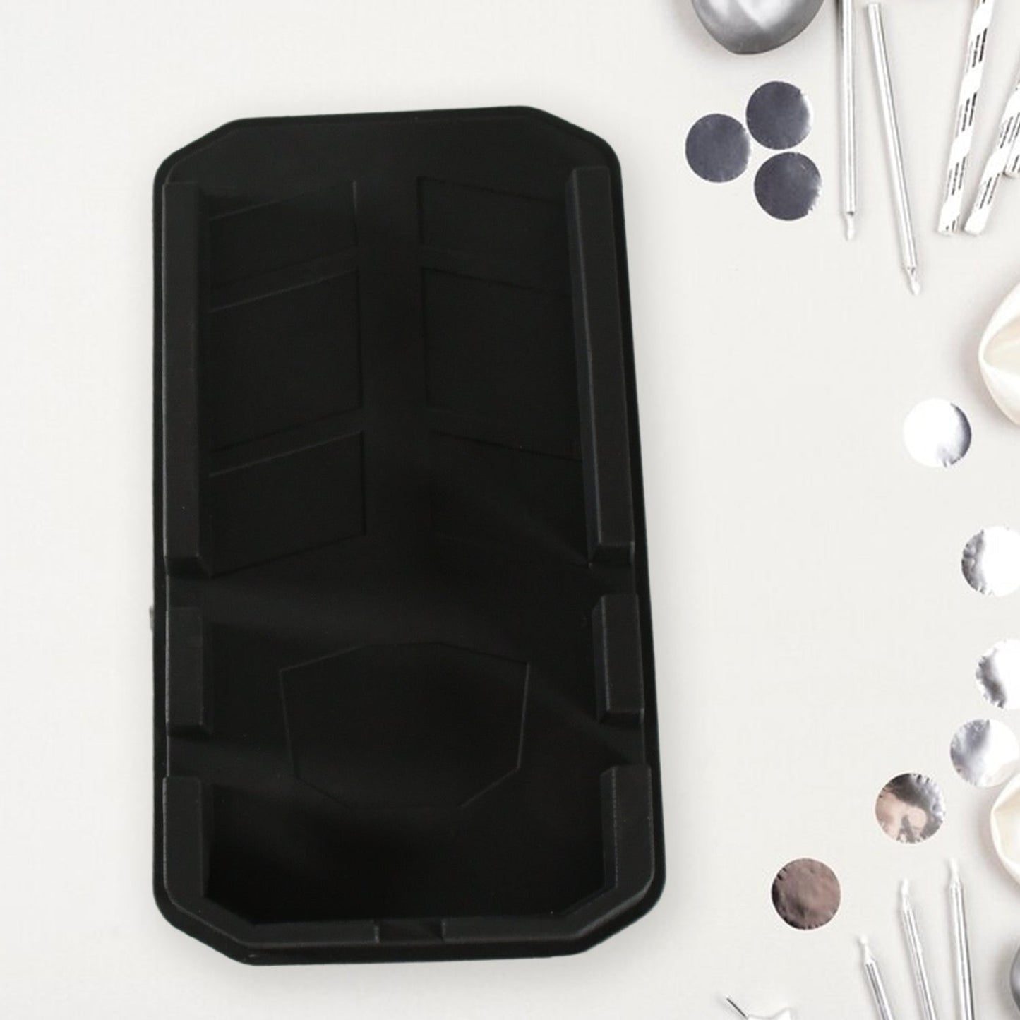 Multipurpose Car Mobile Holder for Dashboard, Anti - slip Durable Silicone Tray Dashboard Pad Storage Mat, Cell Phone Holder, Sun Glasses Stand, GPS Navigation Holder For Car - infinityexculsivestore.com