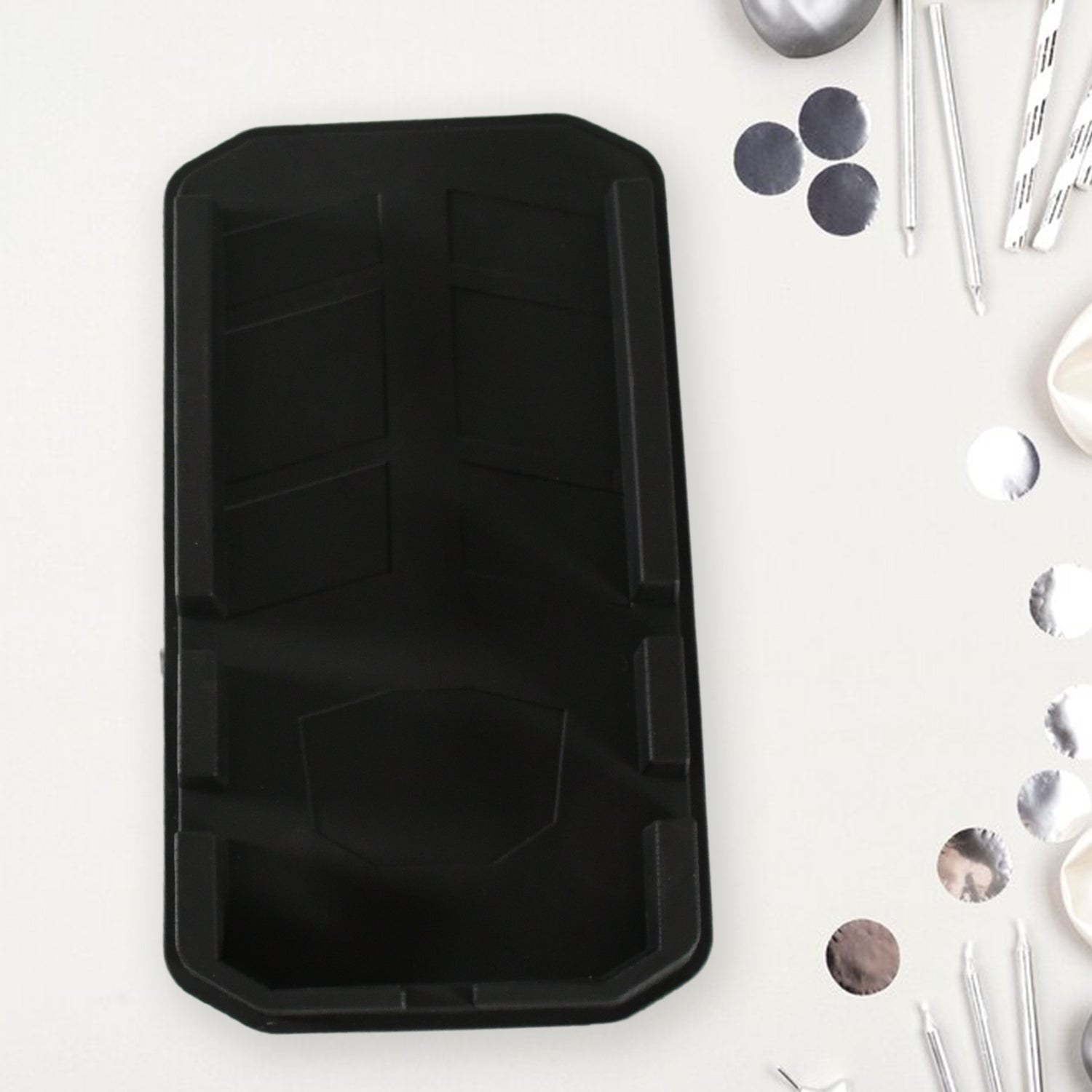 Multipurpose Car Mobile Holder for Dashboard, Anti - slip Durable Silicone Tray Dashboard Pad Storage Mat, Cell Phone Holder, Sun Glasses Stand, GPS Navigation Holder For Car - infinityexculsivestore.com