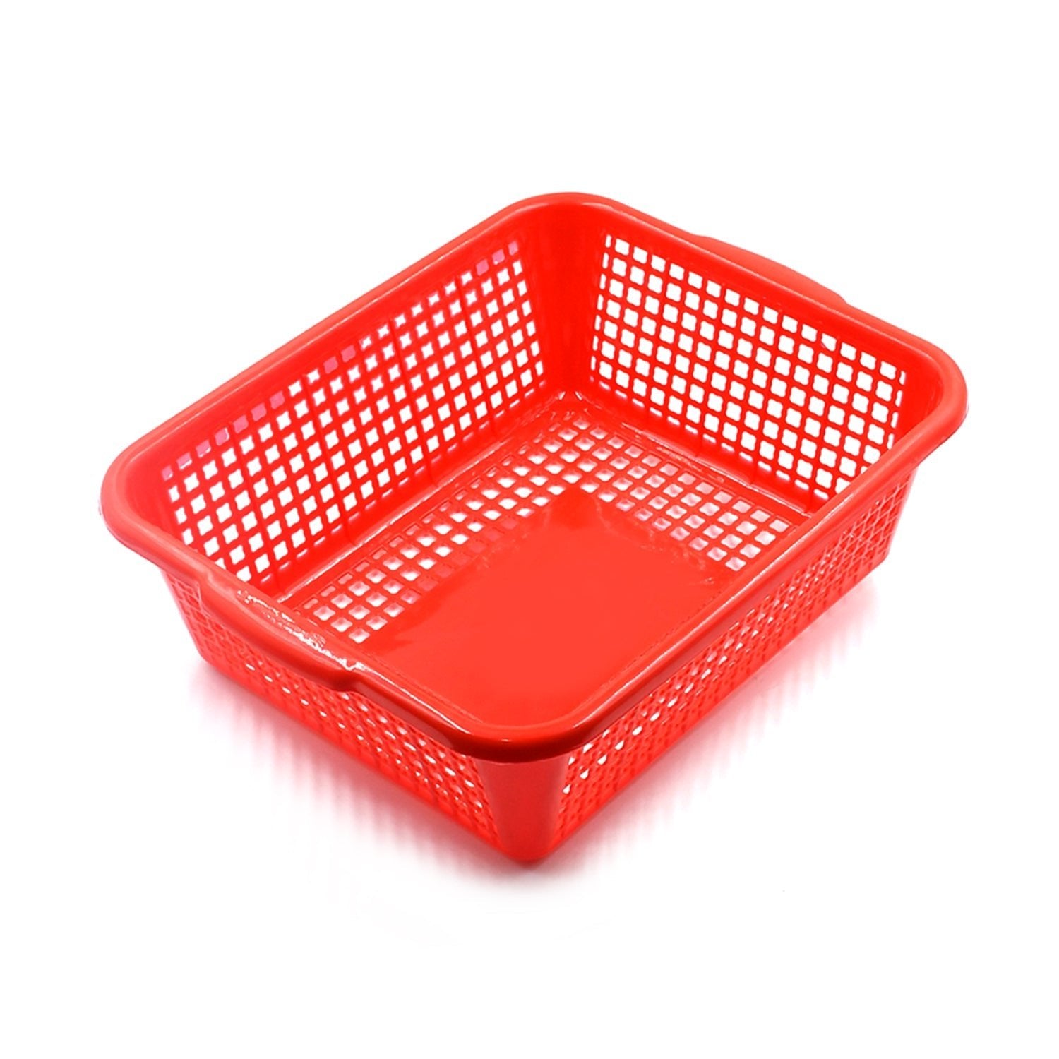 Multipurpose Drain Basket Shelves Fruit and Vegetable Washing Basket Rectangular Plastic Kitchen Sink Water Filter Basket (1Pc) - infinityexculsivestore.com