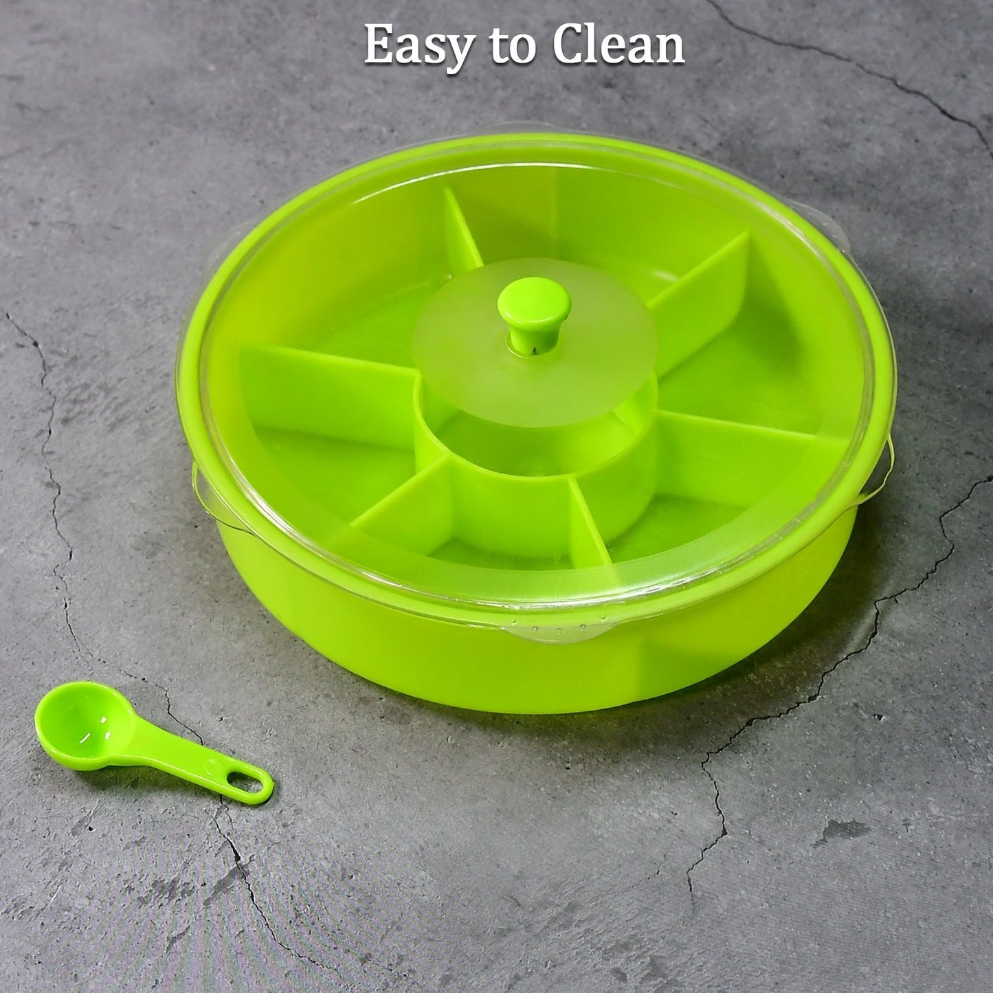 Multipurpose Dry - fruit and masala box with single spoon. - infinityexculsivestore.com