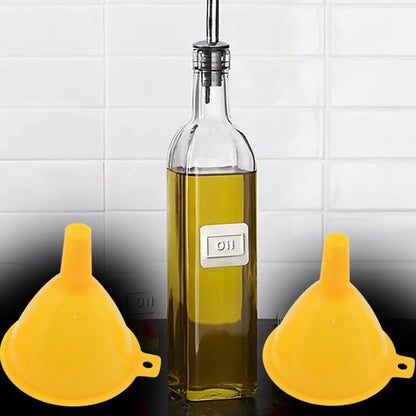 Multipurpose Funnel 3 Size Small , Medium & Big Plastic Funnel For kitchen and laboratory Use (3 Pc Set) - infinityexculsivestore.com