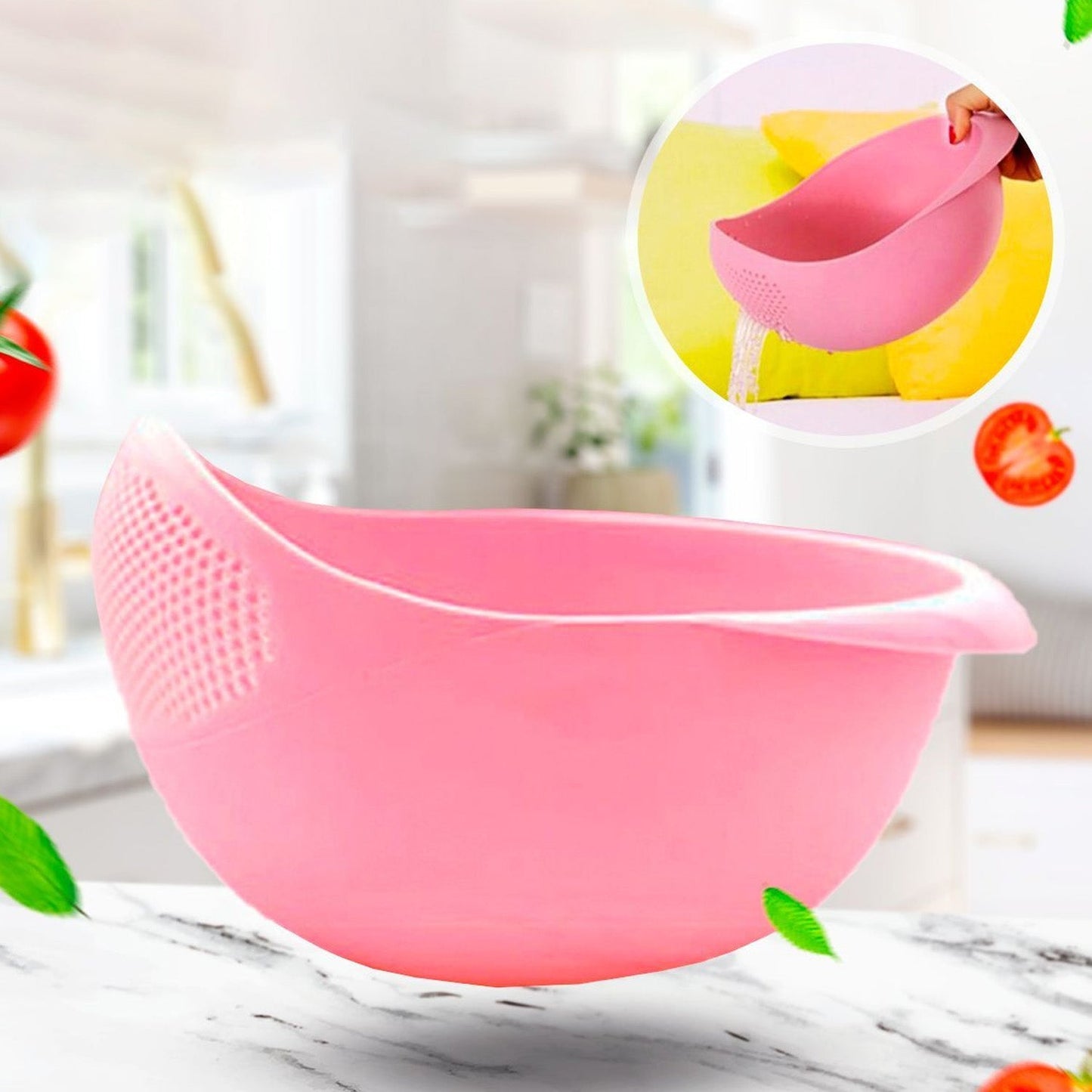 Multipurpose High Quality Washing Bowl for Rice (1 Pc) - infinityexculsivestore.com