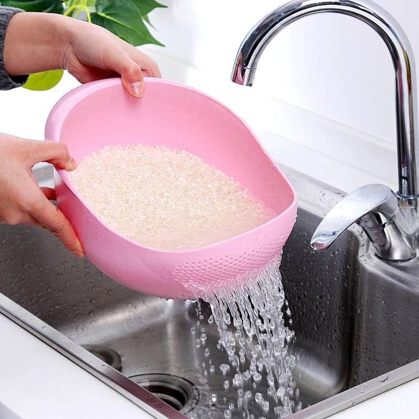 Multipurpose High Quality Washing Bowl for Rice (1 Pc) - infinityexculsivestore.com