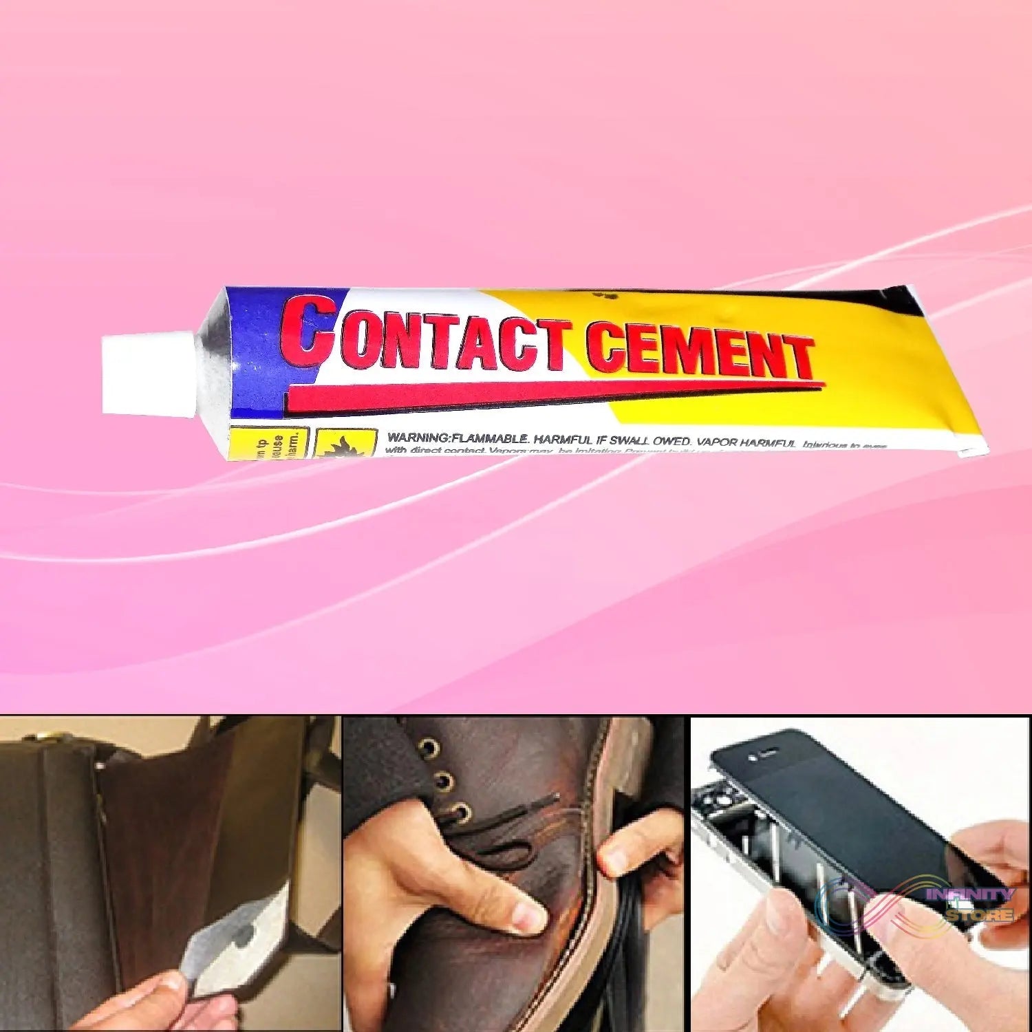 Multipurpose Industrial Glue - Semi - Fluid Transparent Adhesive - infinityexculsivestore.com