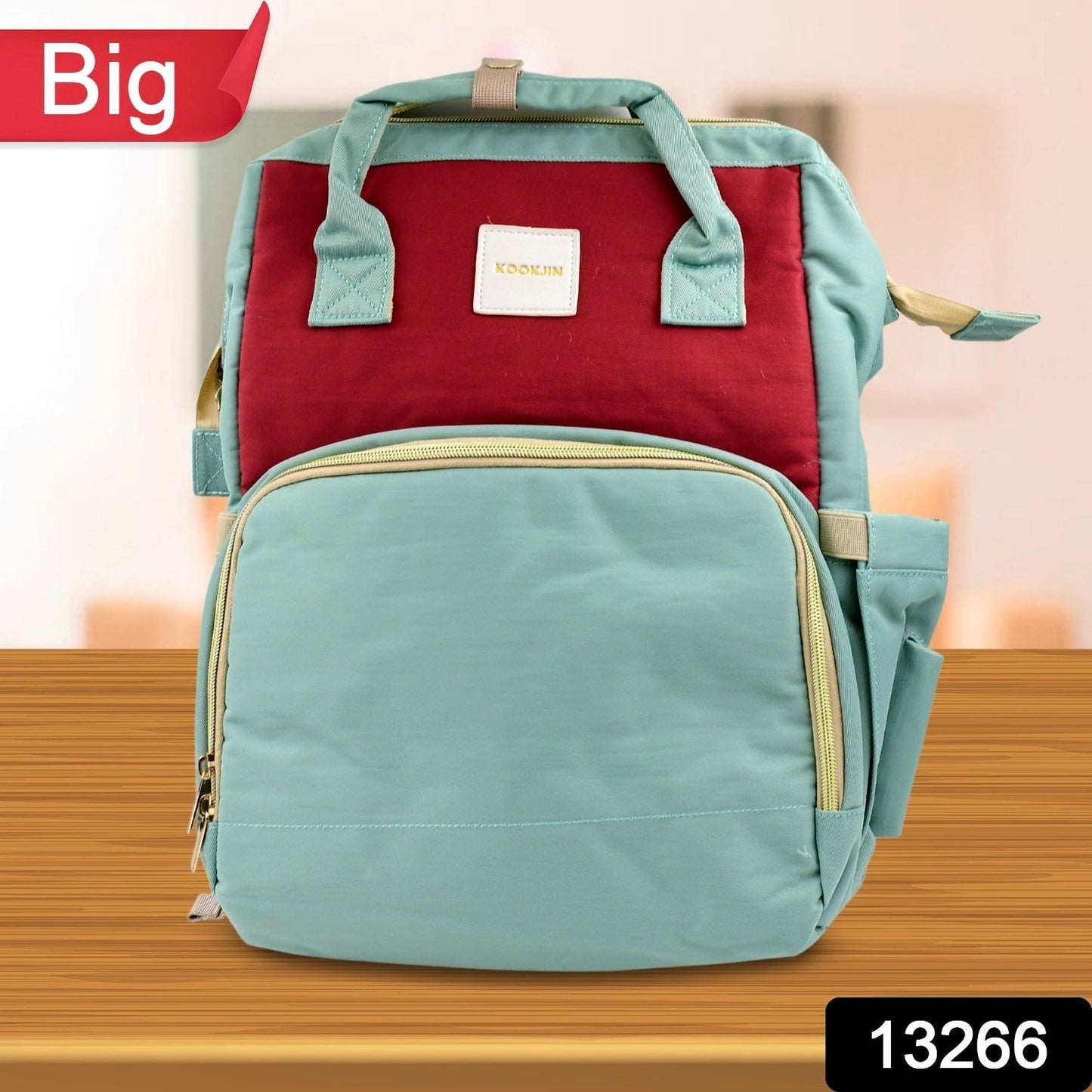 Multipurpose Large Capacity Mom's Backpack Diaper Bag (1 Pc / 17 Pocket / Big) - infinityexculsivestore.com