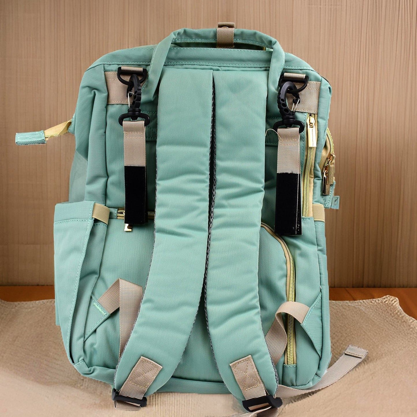Multipurpose Large Capacity Mom's Backpack Diaper Bag (1 Pc / 17 Pocket / Big) - infinityexculsivestore.com