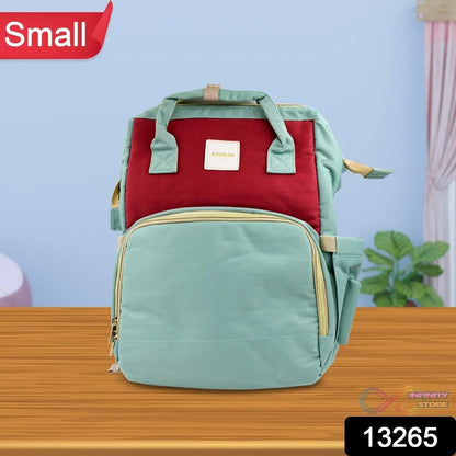 Multipurpose Mom's Backpack Diaper Bag (1 Pc / 14 Pocket / Small) - infinityexculsivestore.com