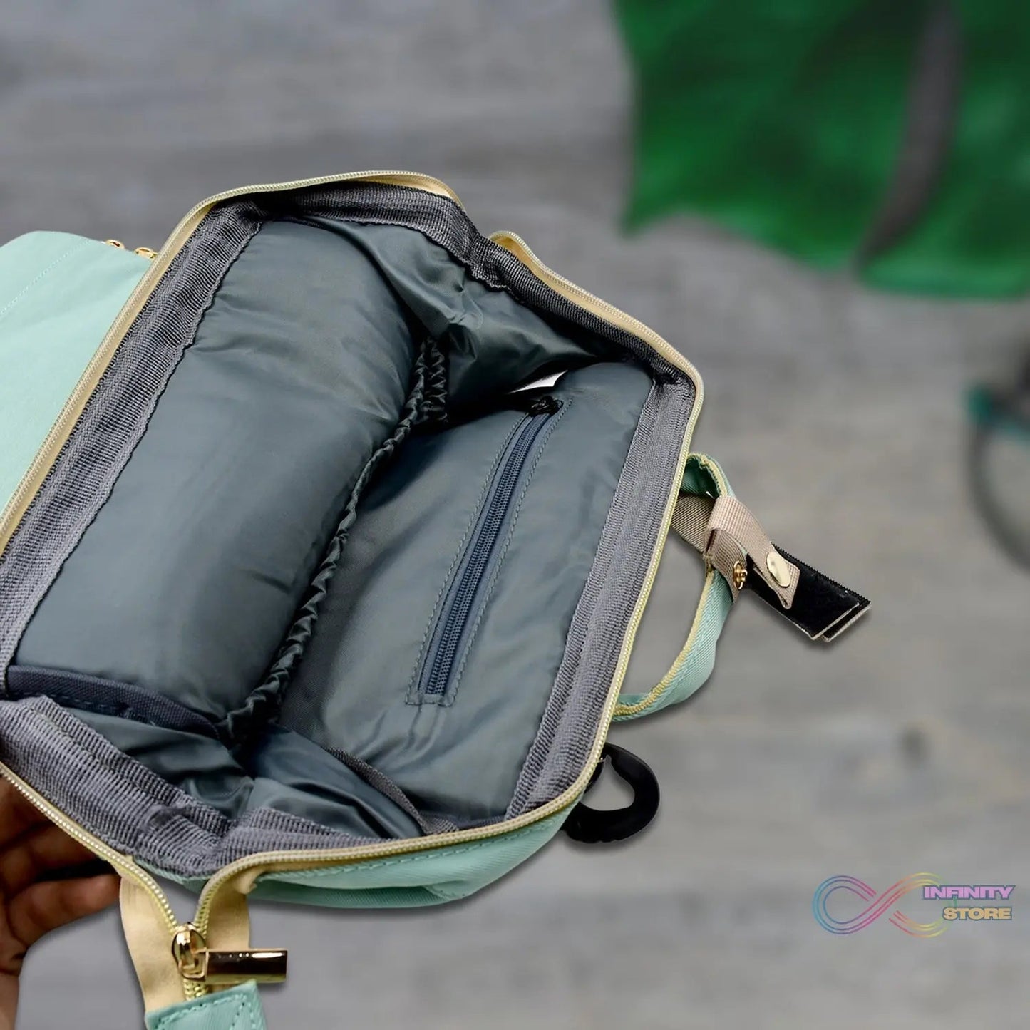 Multipurpose Mom's Backpack Diaper Bag (1 Pc / 14 Pocket / Small) - infinityexculsivestore.com