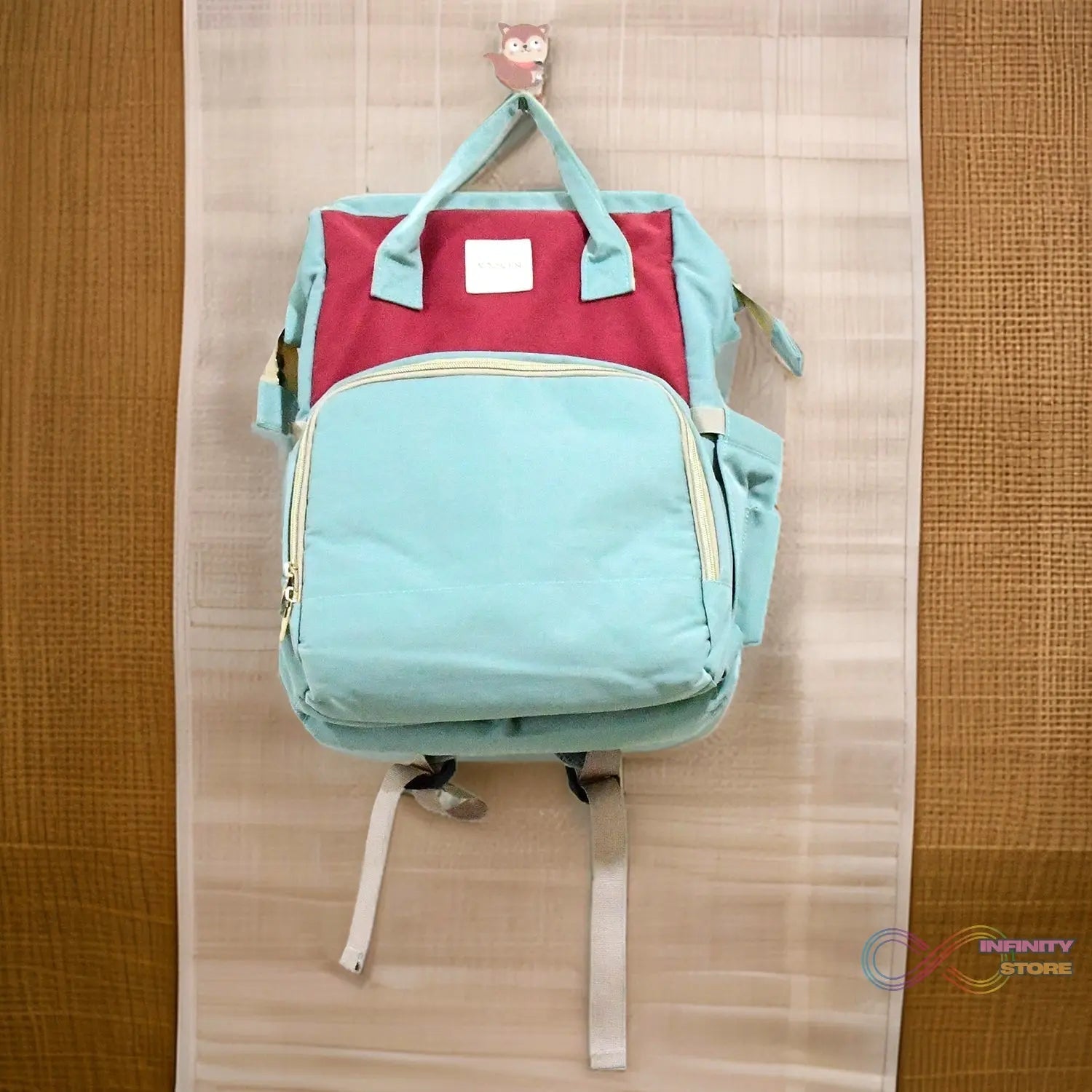 Multipurpose Mom's Backpack Diaper Bag (1 Pc / 14 Pocket / Small) - infinityexculsivestore.com