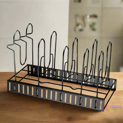 Multipurpose Pan & Pot Organizer Rack (1 Pc) - infinityexculsivestore.com