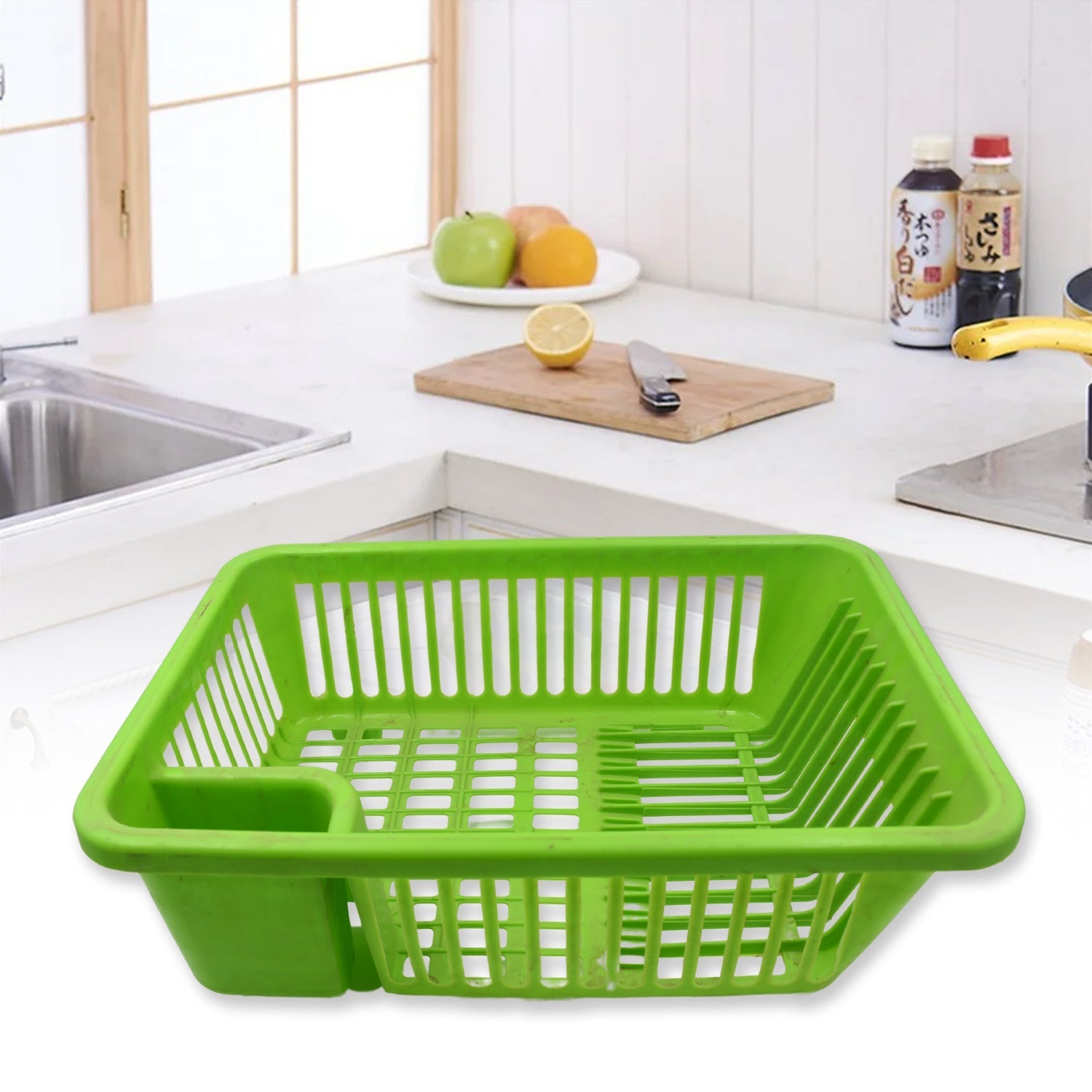 Multipurpose Plastic Kitchen Basket, Dish, Vegetables and Fruits Washing, Laundry cloath Multipupose Organizer Basket (43x30 Cm) - infinityexculsivestore.com